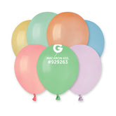 Globo 5" A50 Macaron 100uds